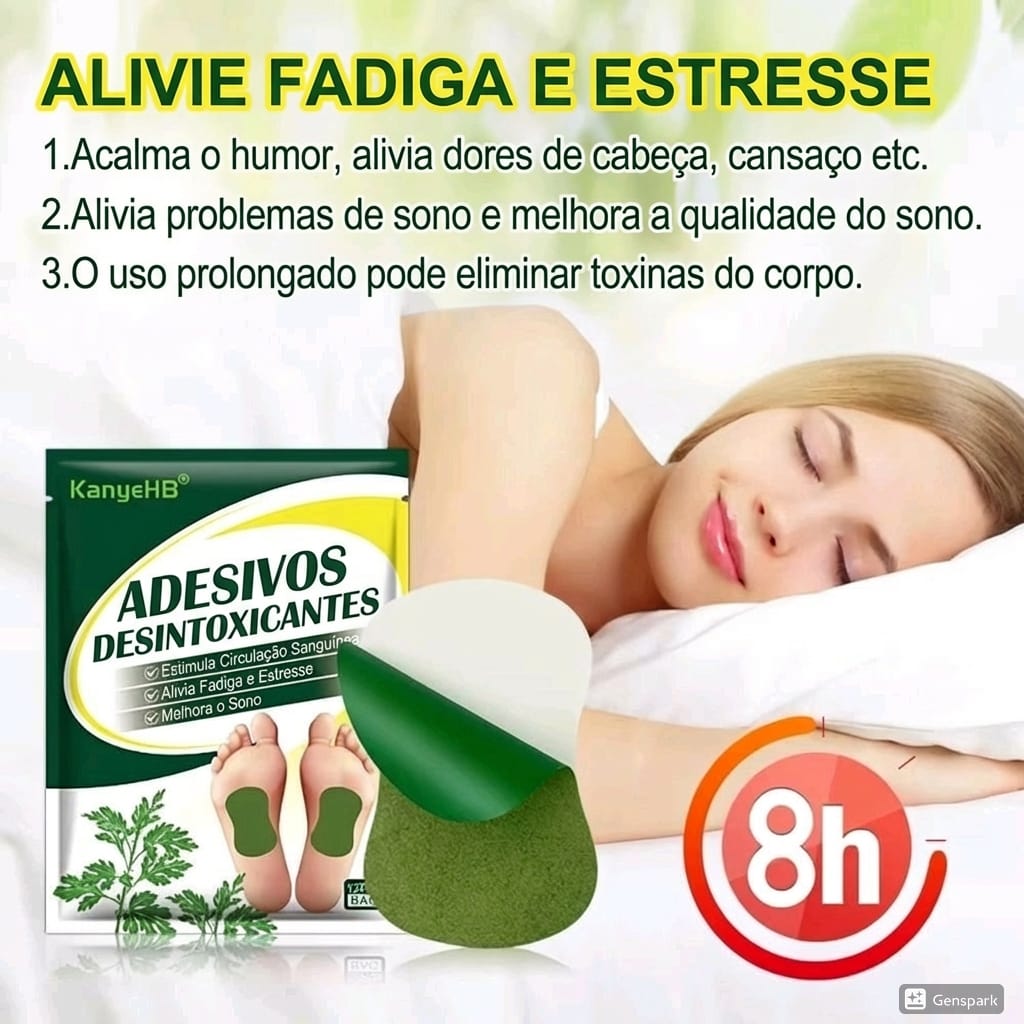 Adesivos Detox para os Pés – Conforto, Relaxamento e Bem-estar