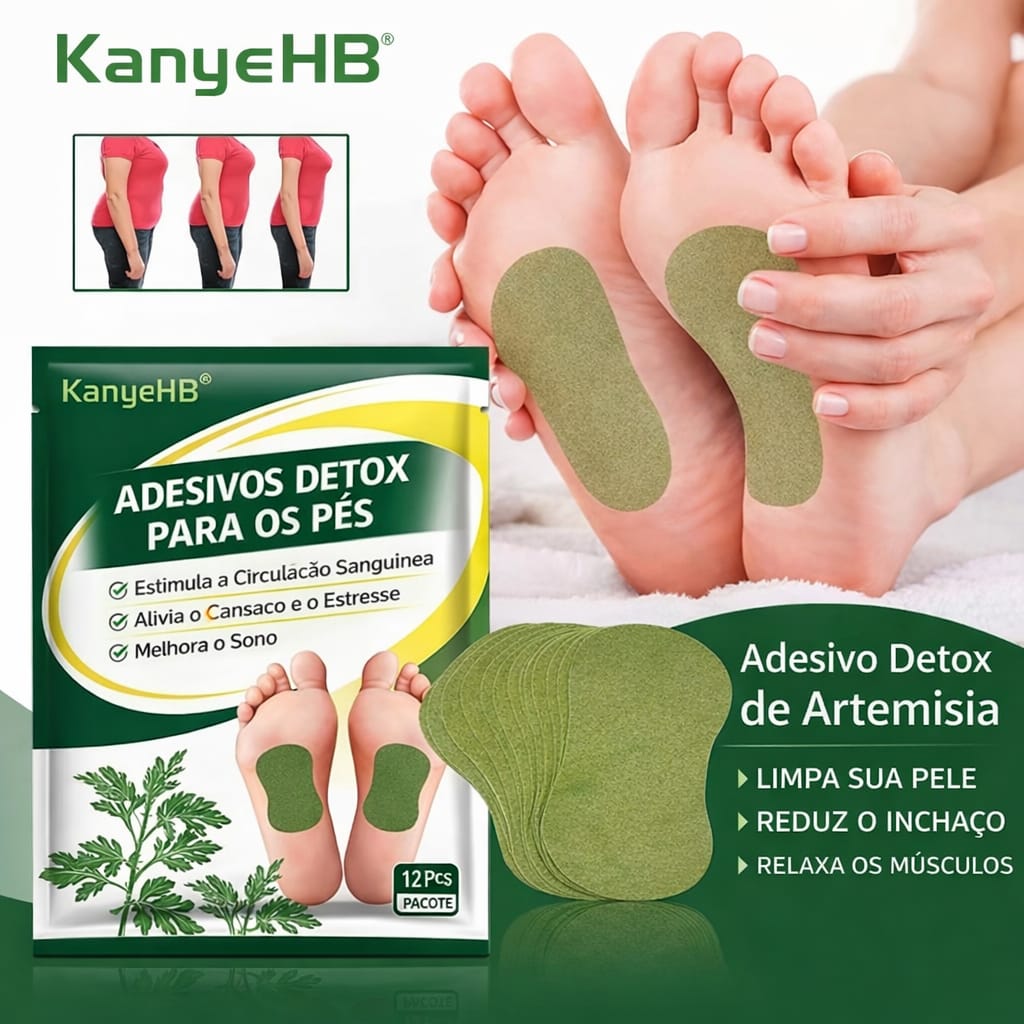 Adesivos Detox para os Pés – Conforto, Relaxamento e Bem-estar