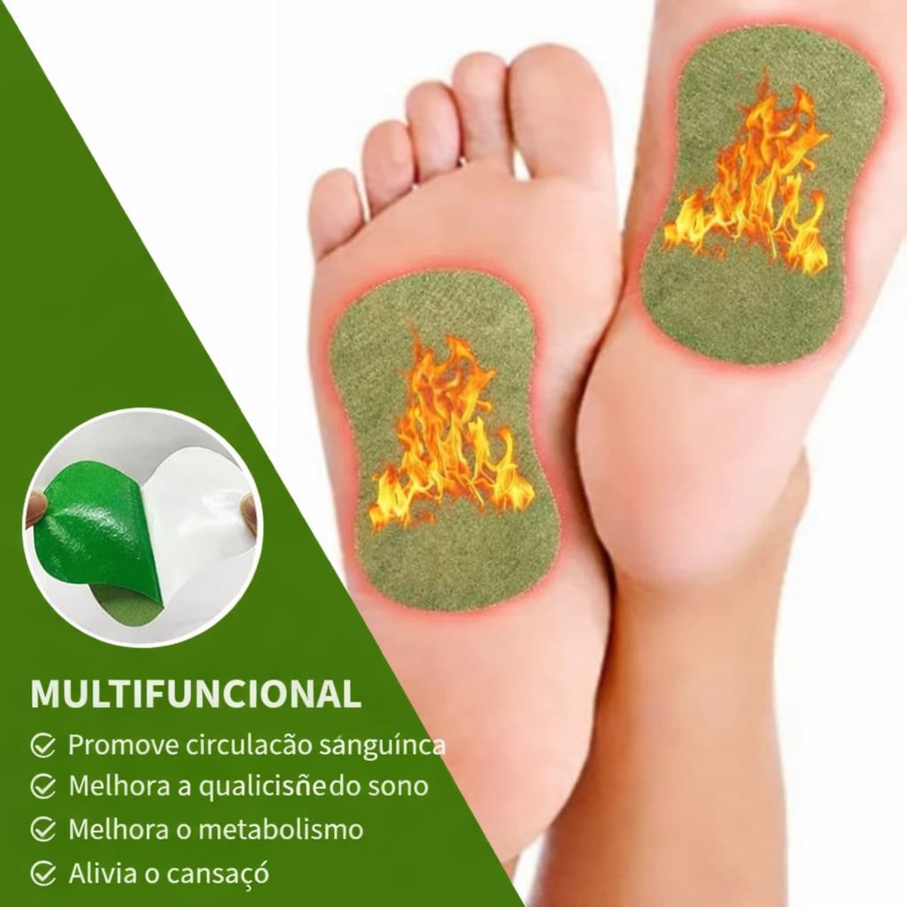 Adesivos Detox para os Pés – Conforto, Relaxamento e Bem-estar